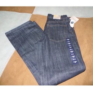 NWT Gap Kids Boys Straight Fit Skinny Dark Denim Jeans Size 10